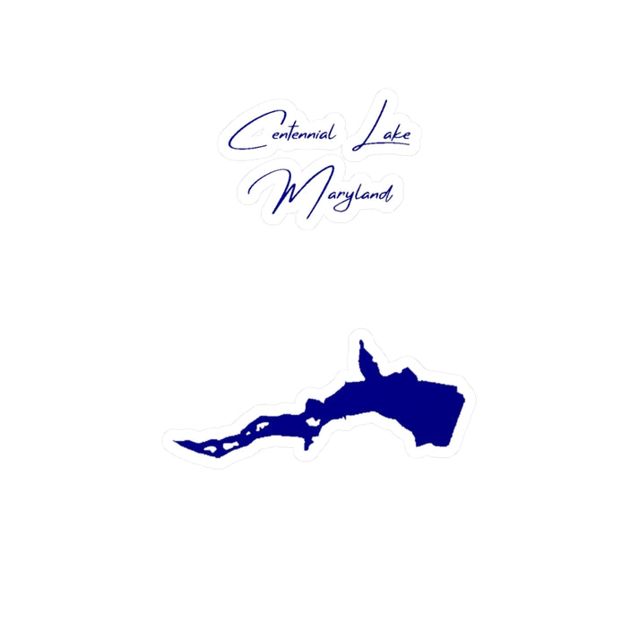 Maryland  Centennial  Lake  Vinyl  Decal  other  position  view  from  front  4  x  6.webp