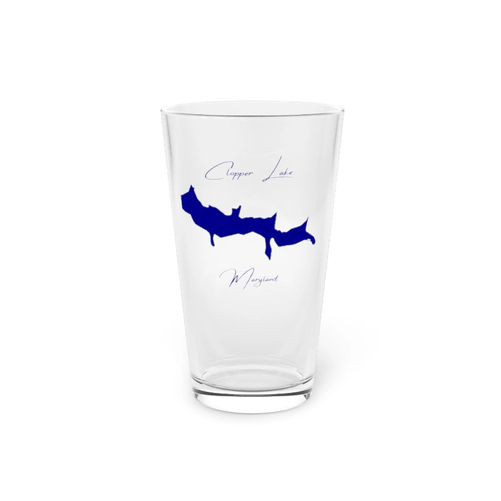 Maryland  Clopper  Lake  16oz  Pint  Glass  front  position  view  from  front  16oz.webp