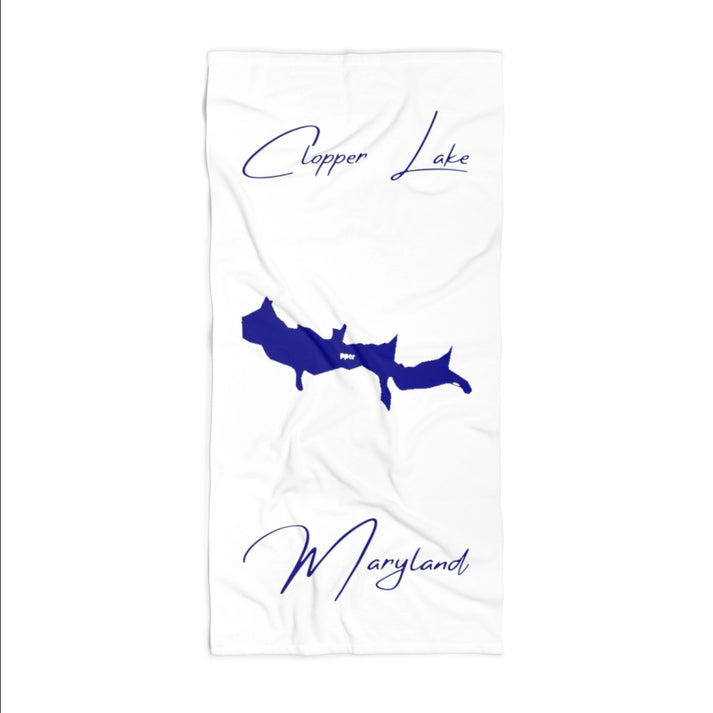 Maryland  Clopper  Lake  Beach  Towel  front  position  view  from  front  36  x  72.webp