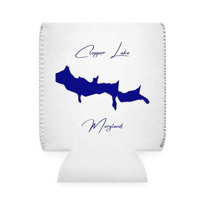 Maryland  Clopper  Lake  Can  Koozie  front  position  view  from  front-1  white.webp