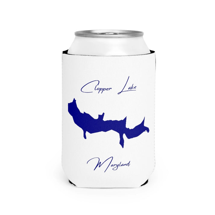 Maryland  Clopper  Lake  Can  Koozie  front  position  view  from  front-2  white.webp
