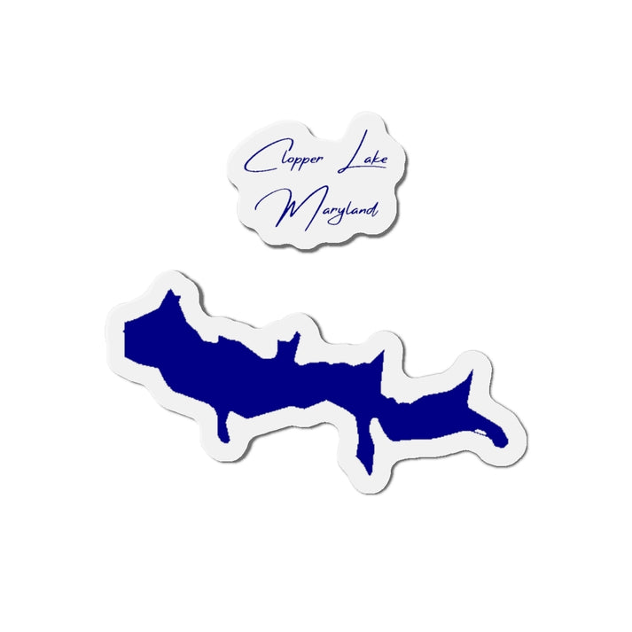 Maryland  Clopper  Lake  Die  Cut  Magnet  front  position  view  from  front  4  x  4.webp