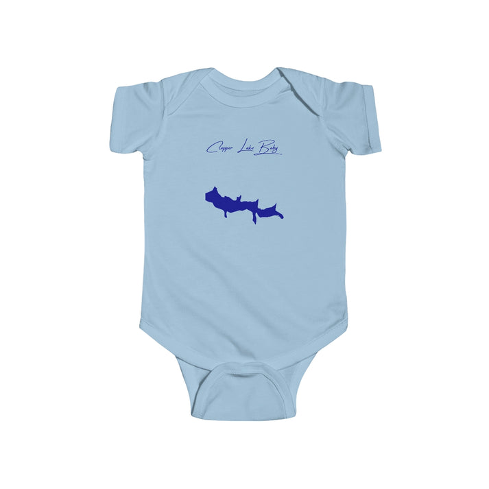 Maryland  Clopper  Lake  Onesie  front  position  view  from  front  light  blue.webp
