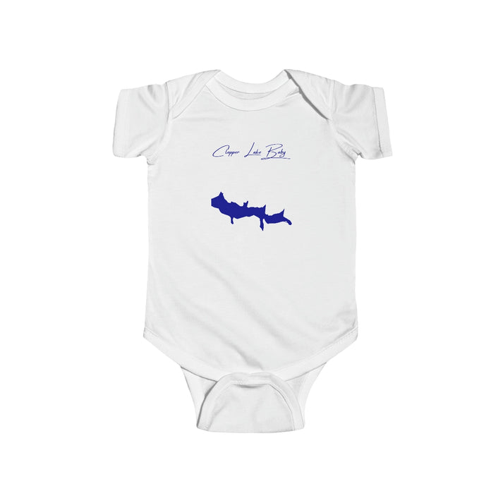 Maryland  Clopper  Lake  Onesie  front  position  view  from  front  white.webp