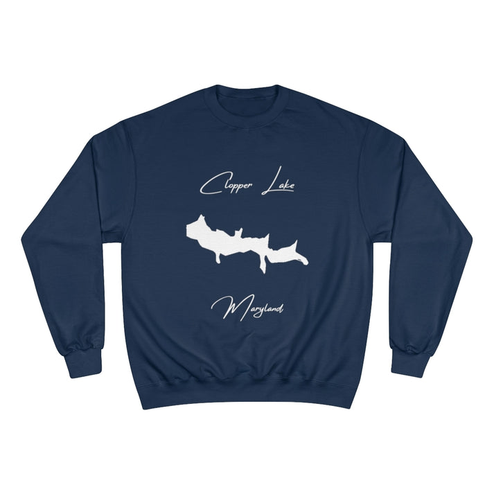 Maryland  Clopper  Lake  Sweatshirt  front  position  view  from  front  navy.webp