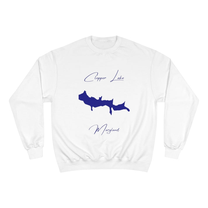 Maryland  Clopper  Lake  Sweatshirt  front  position  view  from  front  white.webp
