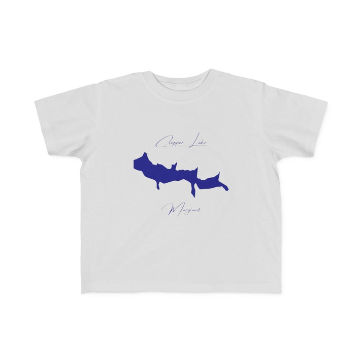 Maryland  Clopper  Lake  Toddler  T-shirt  front  position  view  from  front  silver.webp
