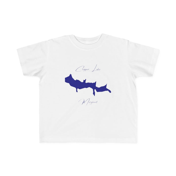 Maryland  Clopper  Lake  Toddler  T-shirt  front  position  view  from  front  white.webp