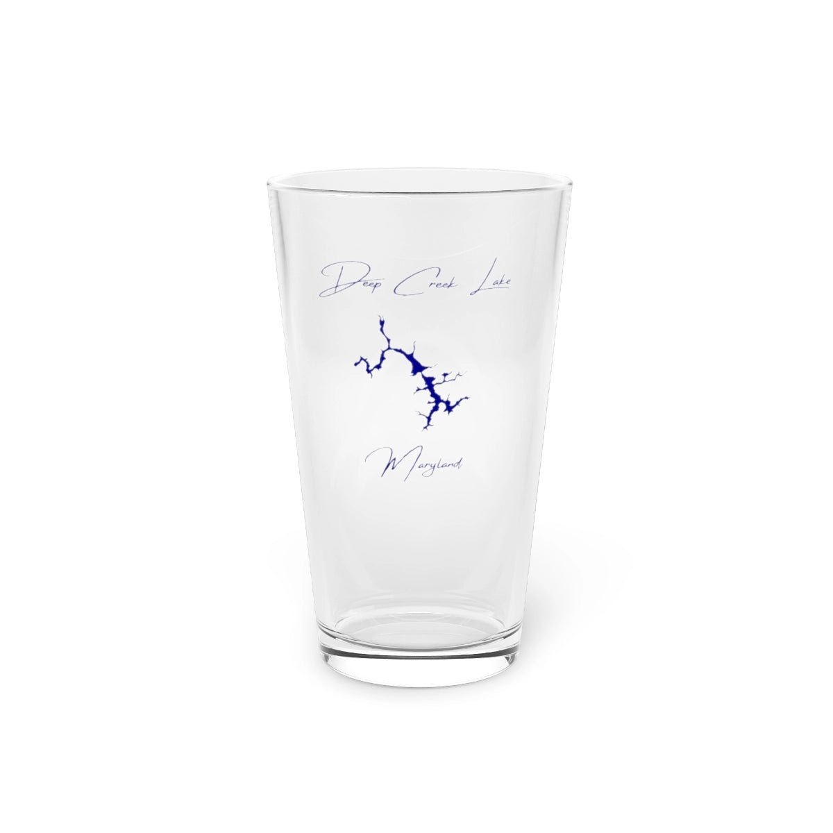 Maryland  Deep  Creek  Lake  16oz  Pint  Glass  front  position  view  from  front  16oz.webp