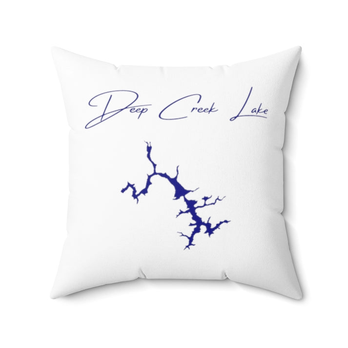 Maryland  Deep  Creek  Lake  Pillow  front  position  view  from  back  20  x  20.webp