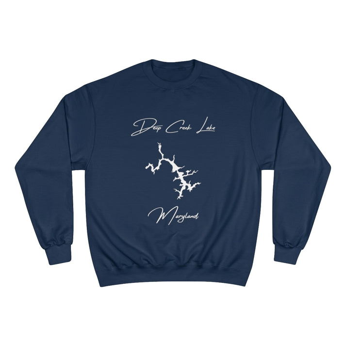 Maryland  Deep  Creek  Lake  Sweatshirt  front  position  view  from  front  navy.webp