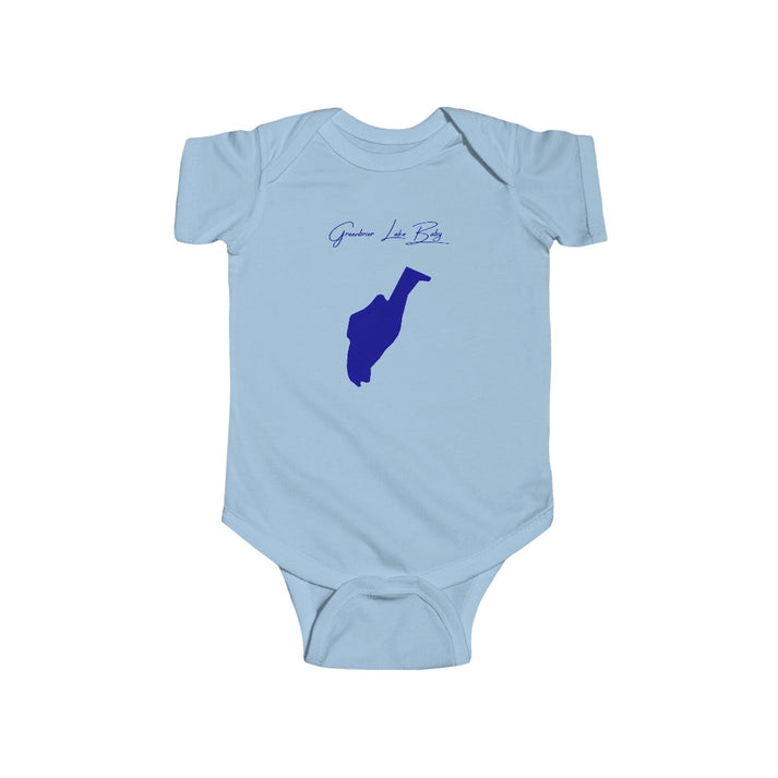Maryland  Greenbrier  Lake  Onesie  front  position  view  from  front  light  blue.webp