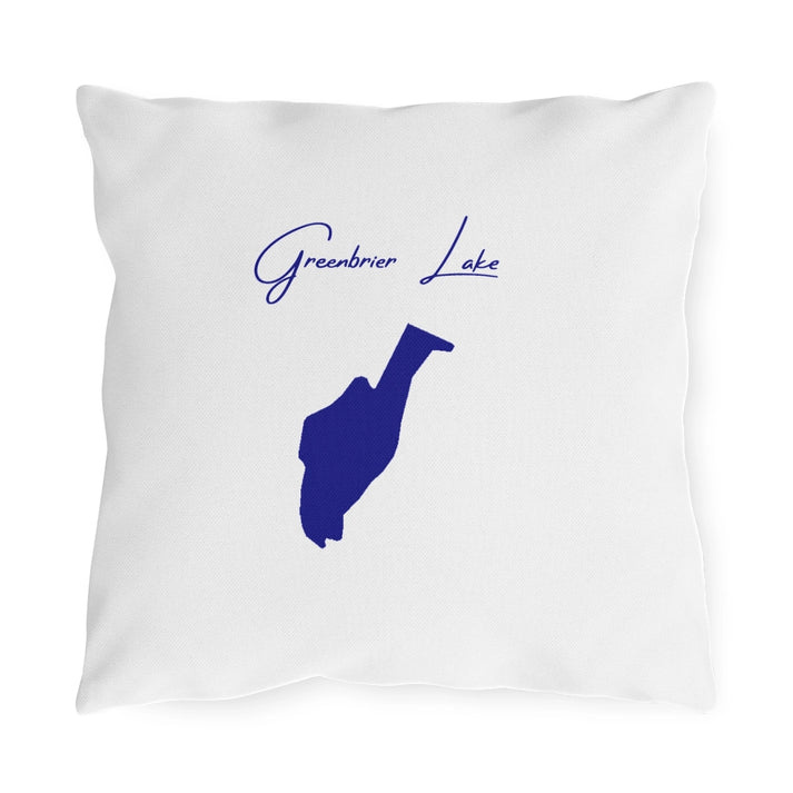 Maryland  Greenbrier  Lake  Outdoor  Pillow  front  position  view  from  front  16  x  16.webp