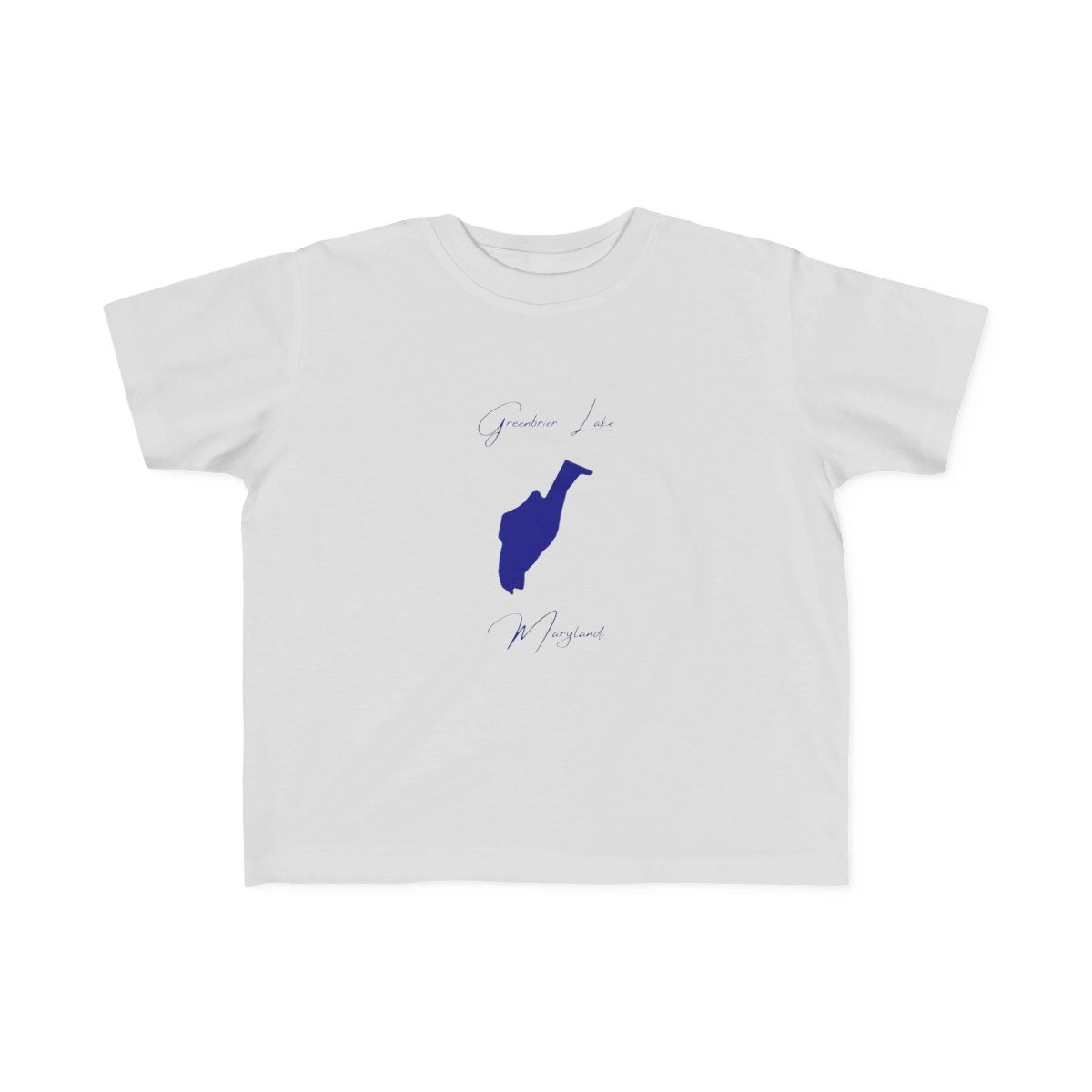 Maryland  Greenbrier  Lake  Toddler  T-shirt  front  position  view  from  front  silver.webp