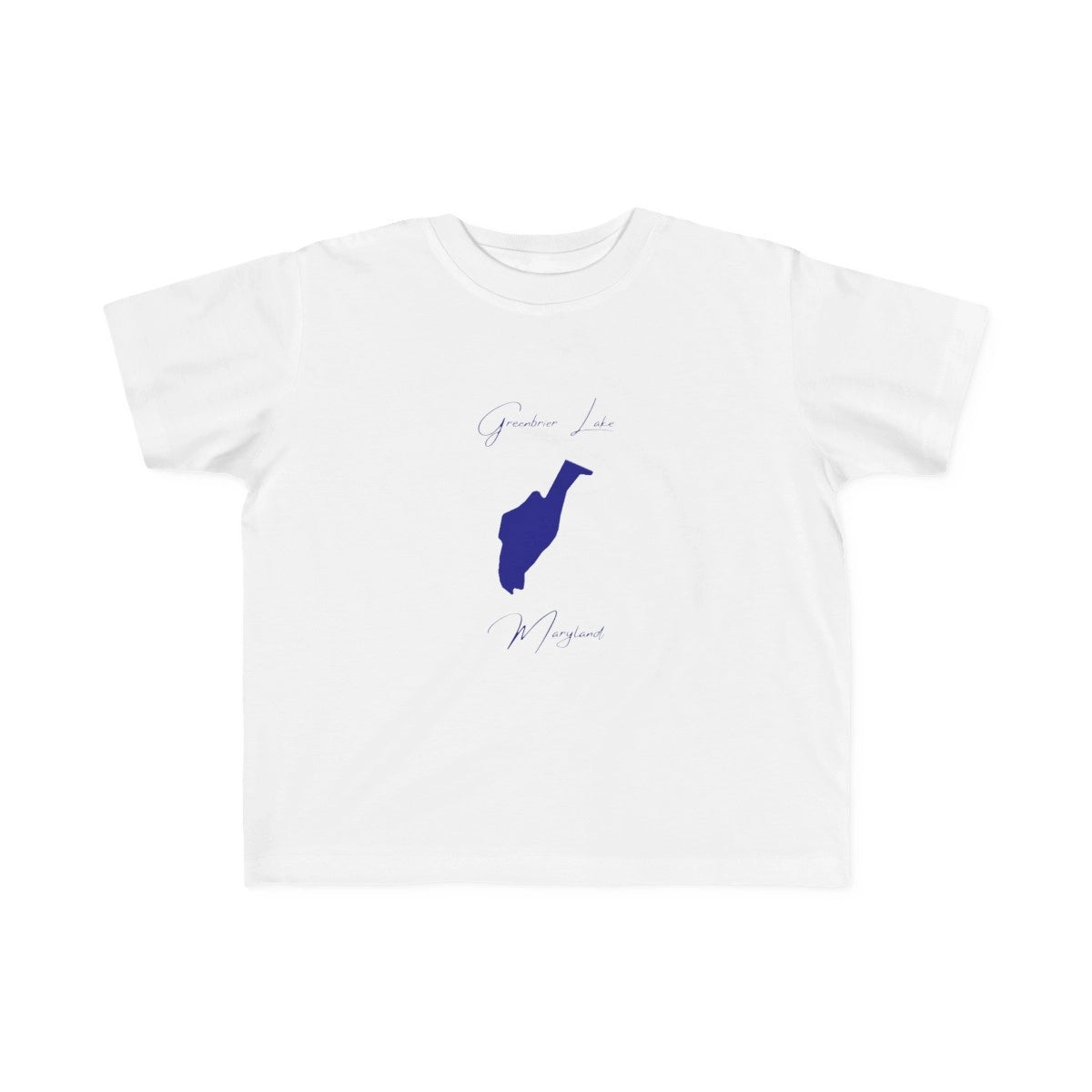 Maryland  Greenbrier  Lake  Toddler  T-shirt  front  position  view  from  front  white.webp
