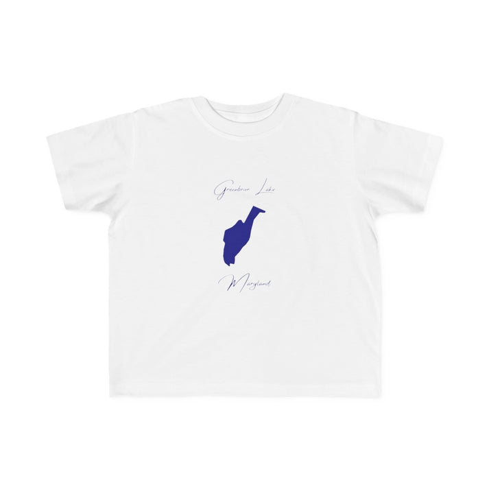 Maryland  Greenbrier  Lake  Toddler  T-shirt  front  position  view  from  front  white.webp
