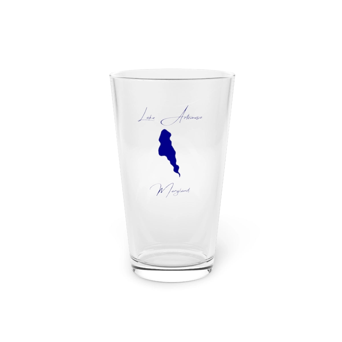 Maryland  Lake  Artemesia  16oz  Pint  Glass  front  position  view  from  front  16oz.webp