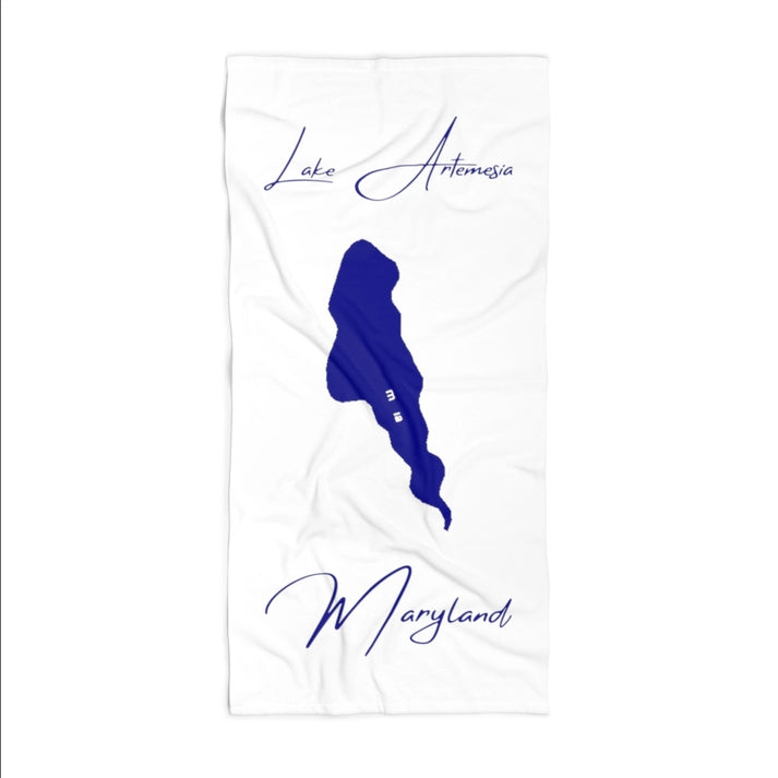 Maryland  Lake  Artemesia  Beach  Towel  front  position  view  from  front  36  x  72.webp
