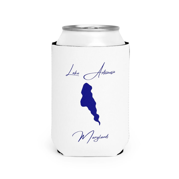 Maryland  Lake  Artemesia  Can  Koozie  front  position  view  from  front-2  white.webp