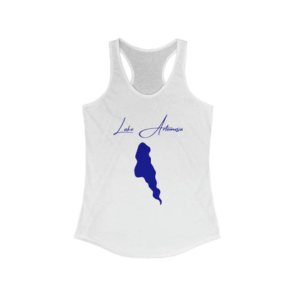 Maryland  Lake  Artemesia  Racerback-Tank  front  position  view  from  front  solid  white.webp