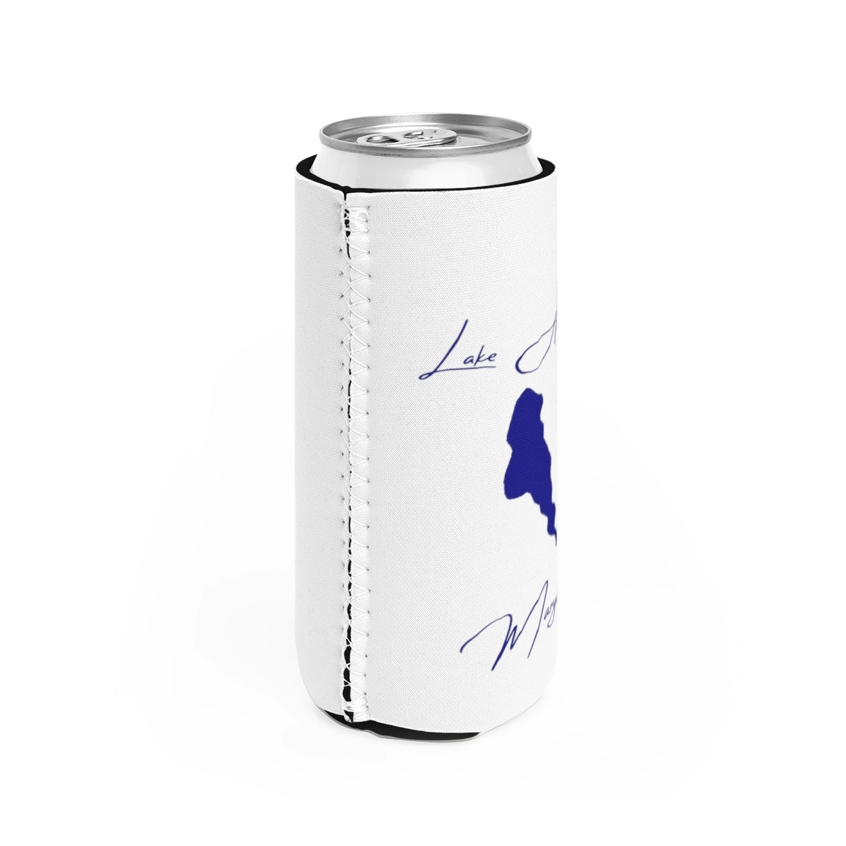 Maryland  Lake  Artemesia  Slim  Can  Koozie  all  position  view  from  right  white.webp