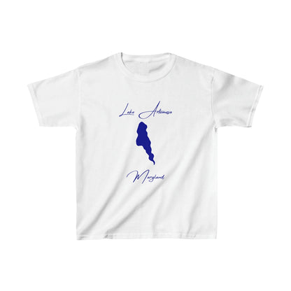 Maryland  Lake  Artemesia  Youth  T-shirt  front  position  view  from  front  white.webp