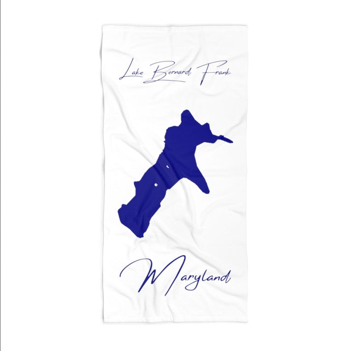 Maryland  Lake  Bernard  Frank  Beach  Towel  front  position  view  from  front  36  x  72.webp