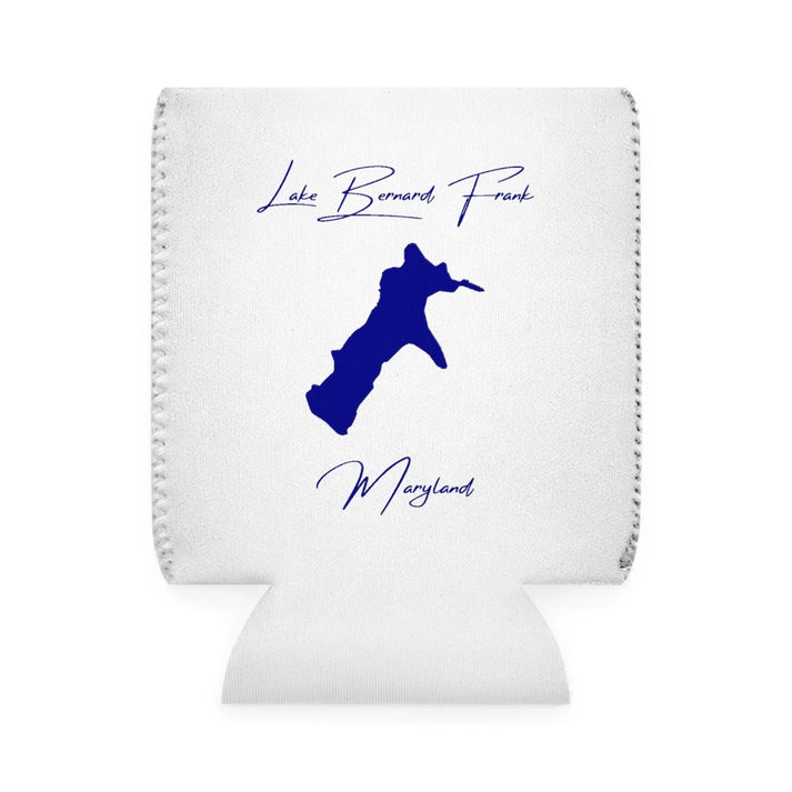 Maryland  Lake  Bernard  Frank  Can  Koozie  front  position  view  from  front-1  white.webp