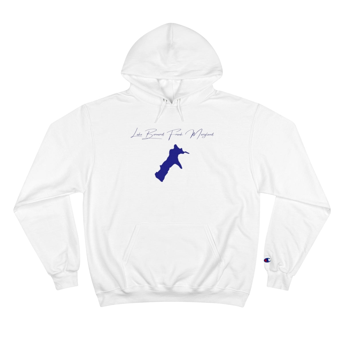 Maryland  Lake  Bernard  Frank  Hoodie  front  position  view  from  front  white.webp