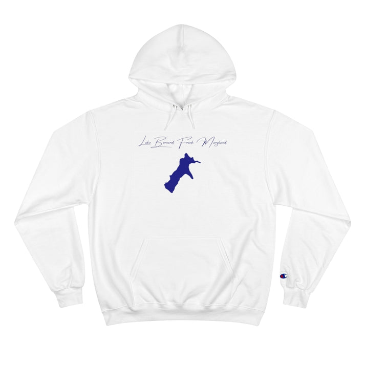 Maryland  Lake  Bernard  Frank  Hoodie  front  position  view  from  front  white.webp