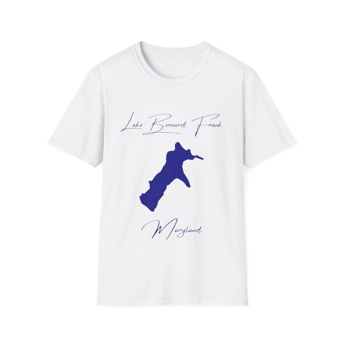 Maryland  Lake  Bernard  Frank  T-shirt  front  position  view  from  front  white.webp