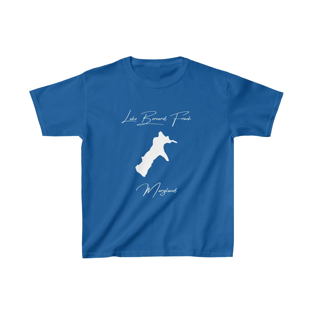 Maryland  Lake  Bernard  Frank  Youth  T-shirt  front  position  view  from  front  royal.webp
