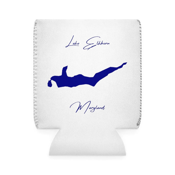 Maryland  Lake  Elkhorn  Can  Koozie  front  position  view  from  front-1  white.webp