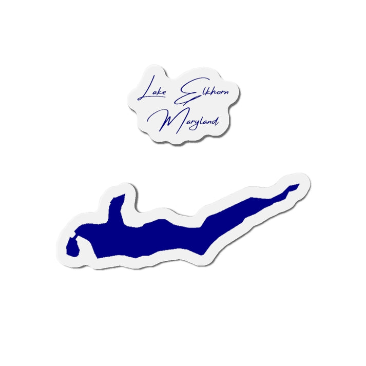Maryland  Lake  Elkhorn  Die  Cut  Magnet  front  position  view  from  front  4  x  4.webp