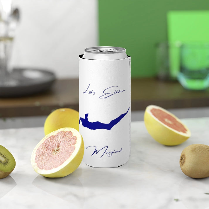 Maryland  Lake  Elkhorn  Slim  Can  Koozie  front  position  view  from  context-2  white.webp