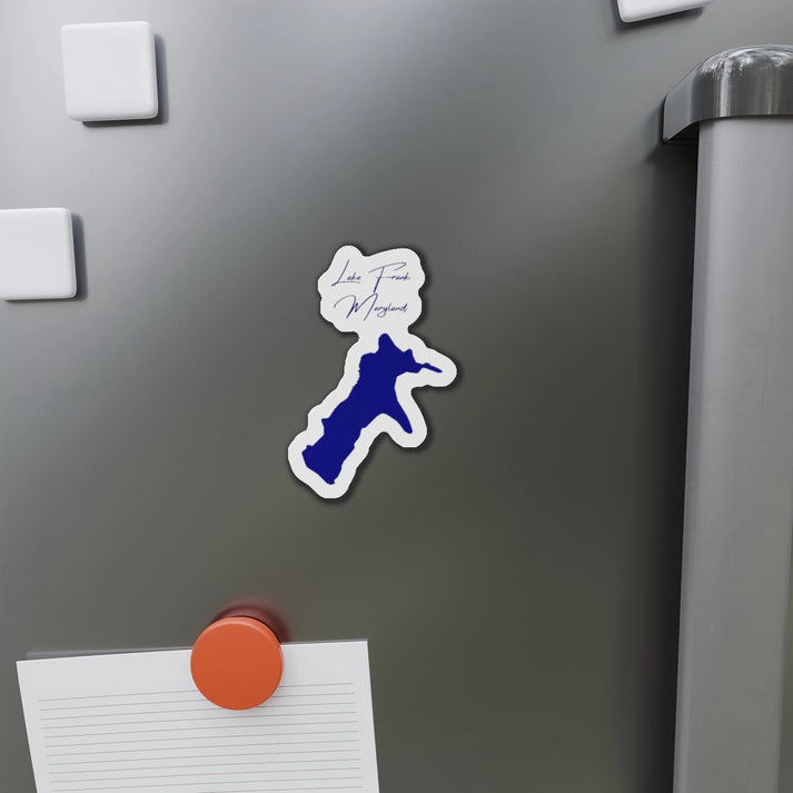 Maryland  Lake  Frank  Die  Cut  Magnet  front  position  view  from  context-1  4  x  4.webp