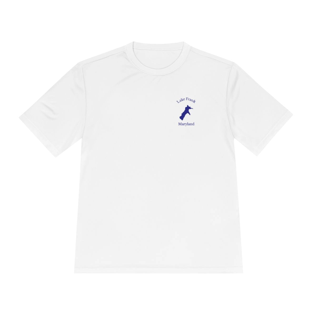 Maryland  Lake  Frank  Moisture  Wicking  Tee  front  position  view  from  front  white.webp