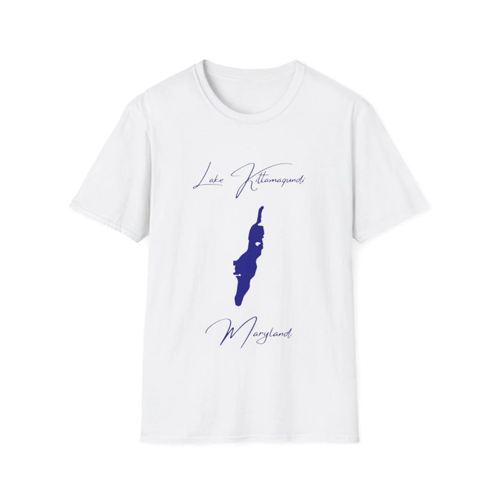 Maryland  Lake  Kittamaqundi  T-shirt  front  position  view  from  front  white.webp