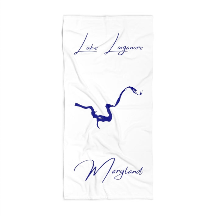 Maryland  Lake  Linganore  Beach  Towel  front  position  view  from  front  36  x  72.webp