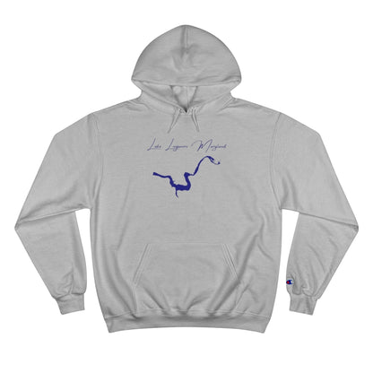 Maryland  Lake  Linganore  Hoodie  front  position  view  from  front  light  steel.webp