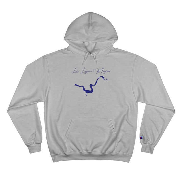 Maryland  Lake  Linganore  Hoodie  front  position  view  from  front  light  steel.webp