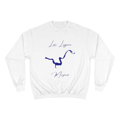 Maryland  Lake  Linganore  Sweatshirt  front  position  view  from  front  white.webp