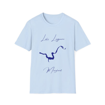 Maryland  Lake  Linganore  T-shirt  front  position  view  from  front  light  blue.webp
