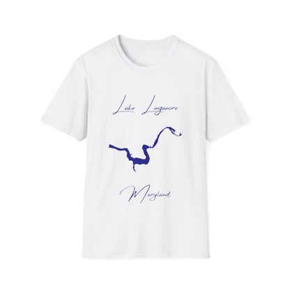 Maryland  Lake  Linganore  T-shirt  front  position  view  from  front  white.webp