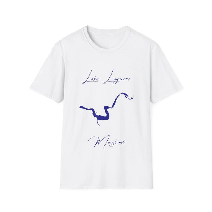 Maryland  Lake  Linganore  T-shirt  front  position  view  from  front  white.webp