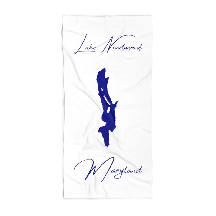 Maryland  Lake  Needwood  Beach  Towel  front  position  view  from  front  36  x  72.webp