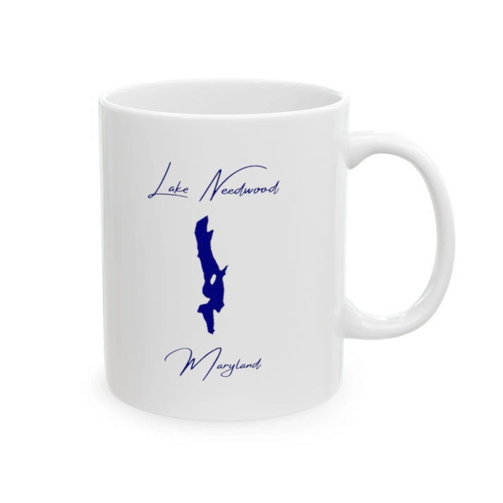 Maryland  Lake  Needwood  Ceramic  Mug  other  position  view  from  right  11oz.webp
