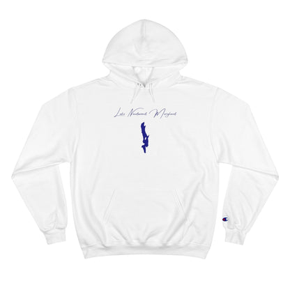Maryland  Lake  Needwood  Hoodie  front  position  view  from  front  white.webp