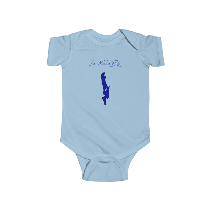 Maryland  Lake  Needwood  Onesie  front  position  view  from  front  light  blue.webp
