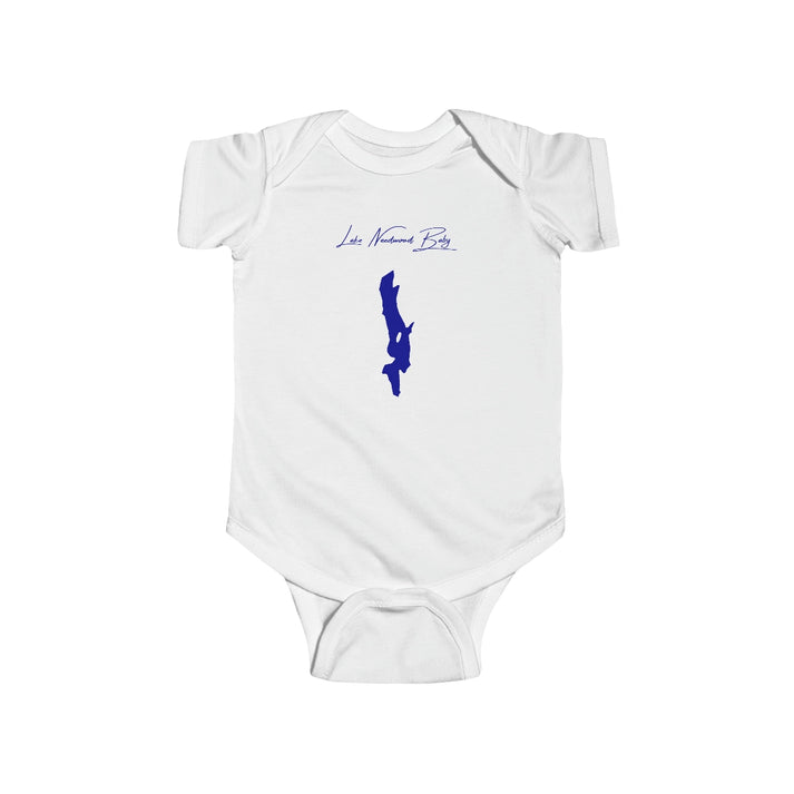 Maryland  Lake  Needwood  Onesie  front  position  view  from  front  white.webp